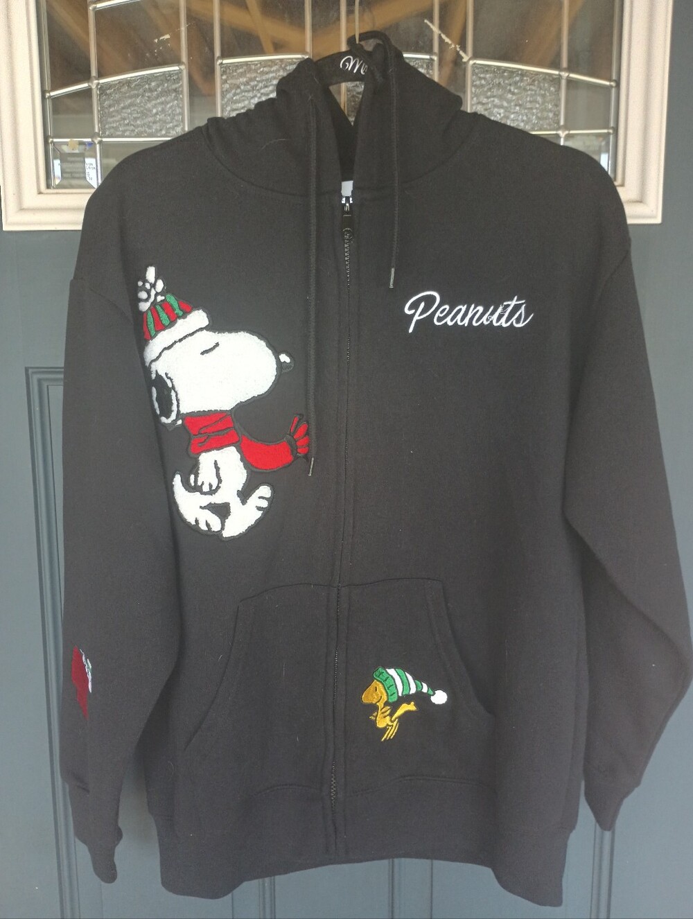 Peanuts Christmas Charlie Brown Zip Up Jacket